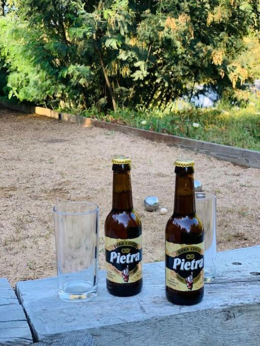F2 Avec Jacuzzi, Petanque, A 3 Min Mer, Dans Grande Propriete Porticcio  Eksteriør billede